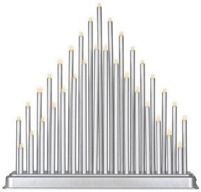 Sfeșnic decorativ de Crăciun, 33LED