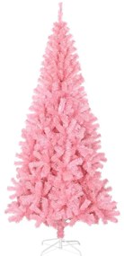 Pom de Craciun artificial cu suport, roz, 180 cm, PVC Roz, 180 cm, 1