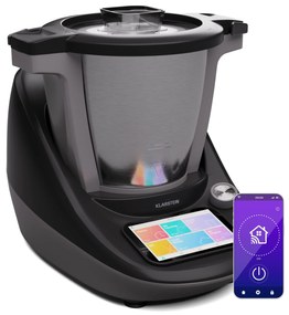 Aria Select Smart, robot de bucătărie, 1700 W, 4,7 l, control prin aplicație, atașament pentru abur, display TFT de 5'