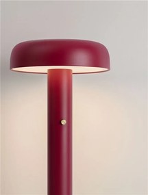 Lampadar LED 3000K NOELIA bordeaux