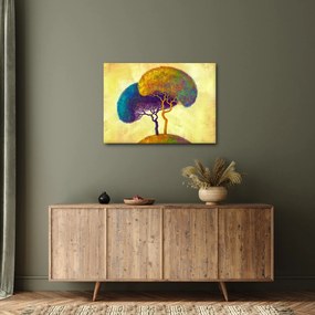 Tablou - Copaci în deal (70x50 cm)