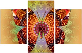 Tablou - Fluture etno (90x60 cm)