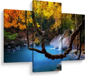 Tablou - Cascade din Asia (90x60 cm)