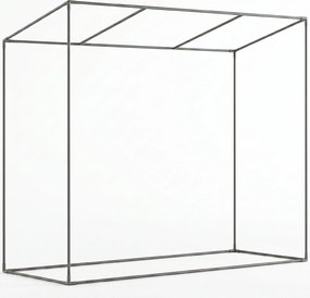 Outsunny Seră de Grădină cu Ușă Rulantă, 2 Ferestre și Margini Extinse, Seră pentru Plante din Oțel, 200x76x168 cm, Alb | Aosom Romania