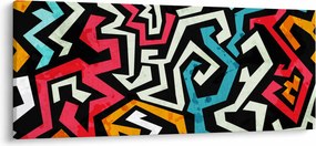 Tablouabstracție grafică (120x50 cm)