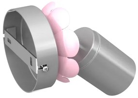 Spot de perete FLOWER 1xGU10/8W/230V crom mat