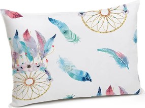 Set Alcam perna microfibra 50x70 cm si pilota matlasata 140x200 cm, Dream Catcher