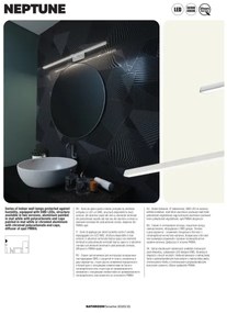 Redo 01-1672 - Iluminat oglindă baie LED NEPTUNE LED/12W/230V IP44