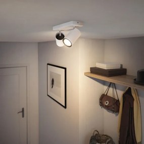 Spot KOSIPO 2xGU10/5,5W/230V alb Philips