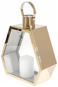 Felinar decorativ auriu, 43 cm