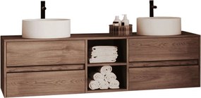 Set lemn masiv Mobilier Baie Suspendat Noce 2 Lavoare