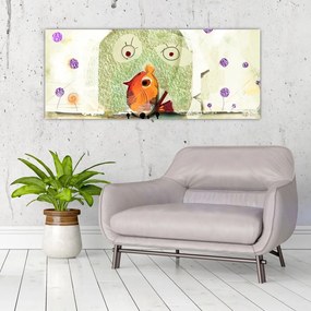 Tablou - Sufletul unei păsări (120x50 cm)