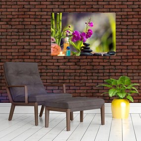 Tablou - spa and stones (90x60 cm)