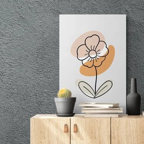 Tablou floare minimalistă No4