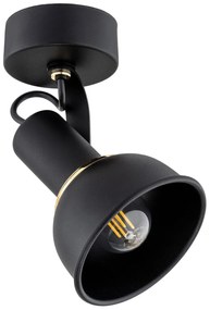 Spot aplicat directionabil modern Twist negru
