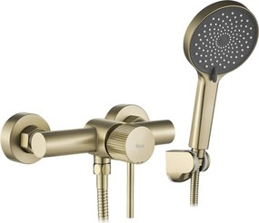 Baterie de duș REA Lungo Stripe BRUSH GOLD