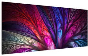 Tabloul abstract cu copacul (120x50 cm)