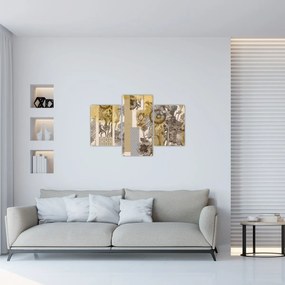 Tablou - Colaj cu floarea-soarelui (90x60 cm)