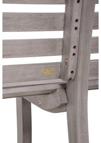 Bancă de grădină gri din lemn masiv Mandalay – Garden Pleasure