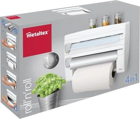 Suport pentru prosoapele de bucătărie și alte accesorii Metaltex, lungime 38 cm