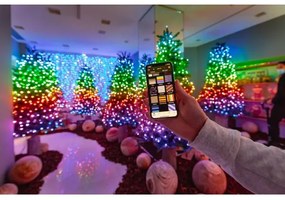 Instalație LED RGB de Crăciun de exterior 250xLED 20 m IP44 Wi-Fi Twinkly TWS250STP-BEU