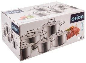 Vase din inox Orion Anett, 10 piese