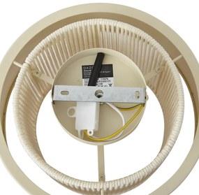 Plafonieră modernă bej cu auriu - Kora