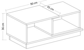 Mobilier living Dido (antracit + Nuc). 1089125