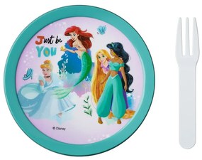 Cutie de gustări pentru copii cu furculiță Disney princess – Mepal