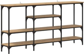 vidaXL Masă de consolă stejar artizanal 160 x 29 x 80 cm Lemn compozit