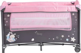 Patut pliant transformabil in tarc copii NOVOKIDS™ Sleepy NEST, 60X120 cm, 2 Niveluri, Masa infasat, Jucarie Carusel cu jucarii din plus, Fermoar