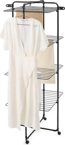 Uscător de rufe negru mat 30 m HangOn Tower – Brabantia