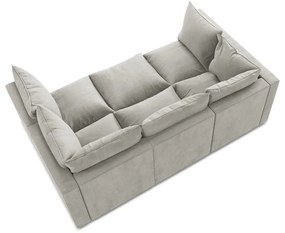 Canapea gri deschis 255 cm Manao – Makamii