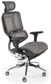 Scaun de birou Ethan gri H139 cm