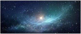 Tablou - Stele și nebuloase (120x50 cm)