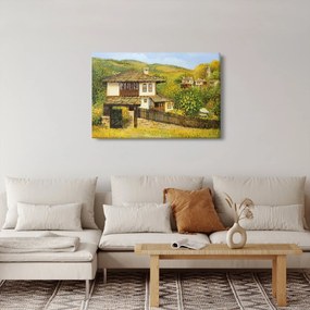 Tablou - Cabane în timpul verii (90x60 cm)