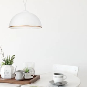 Lustră pe tijă RETRO II 1xE27/60W/230V alb