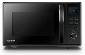 Resigilat: Cuptor cu microunde Toshiba MW2-AC25TBK 4in1, 25 L, 950W, Gratar 1100W, Convectie 2100W, Acoperire ceramica, Negru