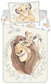 Disney Regele Leu Simba lenjerie de pat pentru copii 100×135 cm, 40×60 cm