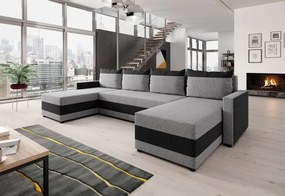 Supermobel Coltar extensibil in forma de U VELVET, 289x77x141, malmo 85/malmo 96