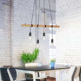 Lustră pe cablu Briloner 4015045 4xE27/25W/230V