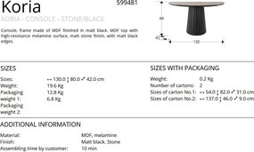 Consola design lux Koria