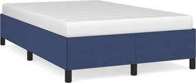 vidaXL Cadru de pat fără saltea țesătură albastră 120x200 cm