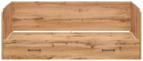 Pat de o persoană extensibil80 cm Tetrix 13 (stejar wotan) (cu sp. depozitare). 1098496