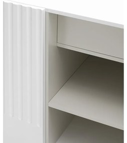Comodă Teulat Doric, lățime 150 cm, alb
