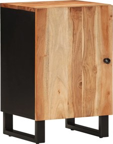 vidaXL Dulap de baie, 38x33x58 cm, lemn masiv de acacia