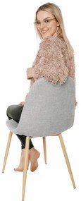 Scaun de sufragerie Laga (gri deschis). 808596