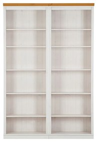 Bibliotecă albă din lemn de pin 148x223 cm Anita – Støraa