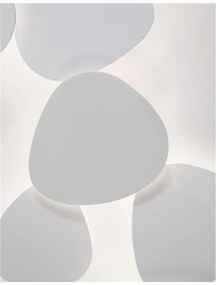 Aplica LED de perete design modern Cronus gips alb NVL-9084071