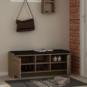 Comodă pentru pantofi Zulla - Dark Oak